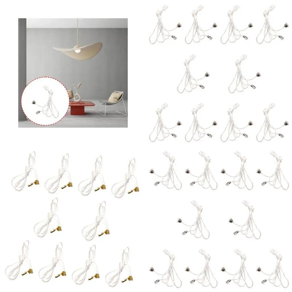 

R9UF Gentle Hold Room Fan Cord Replacement 10Pcs Modifiable Electrical Change Pull Rope Set