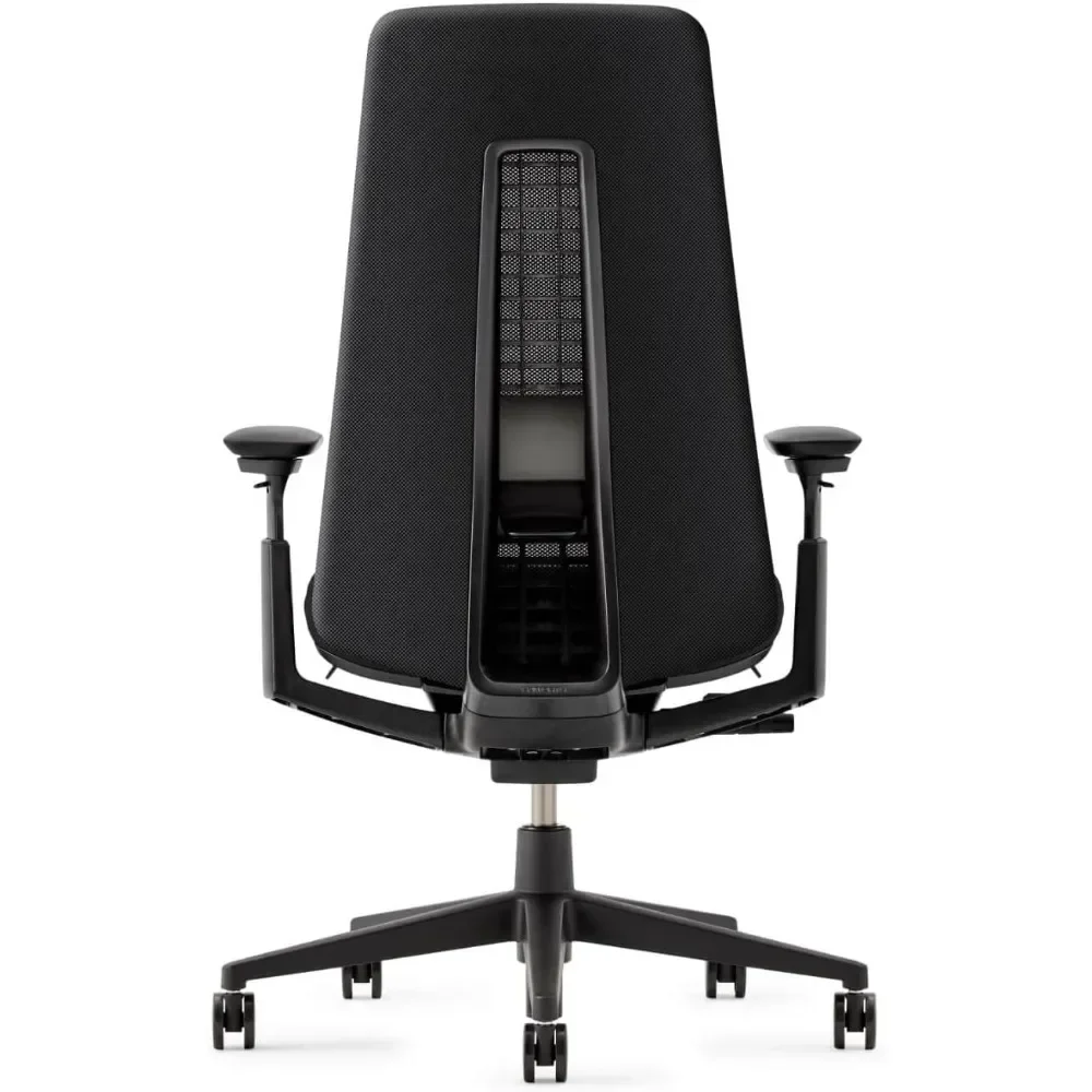 Sedia da ufficio-sedia da scrivania ergonomica ed elegante con finitura in rete traspirante-con supporto lombare