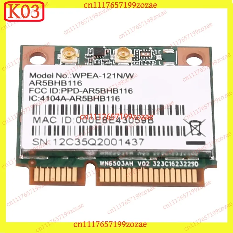 LK k3 AR9832 AR5BHB116 300Mbps Dual Band Wireless Network Card, 802.11n Mini PCIe Internal WiFi Adapter