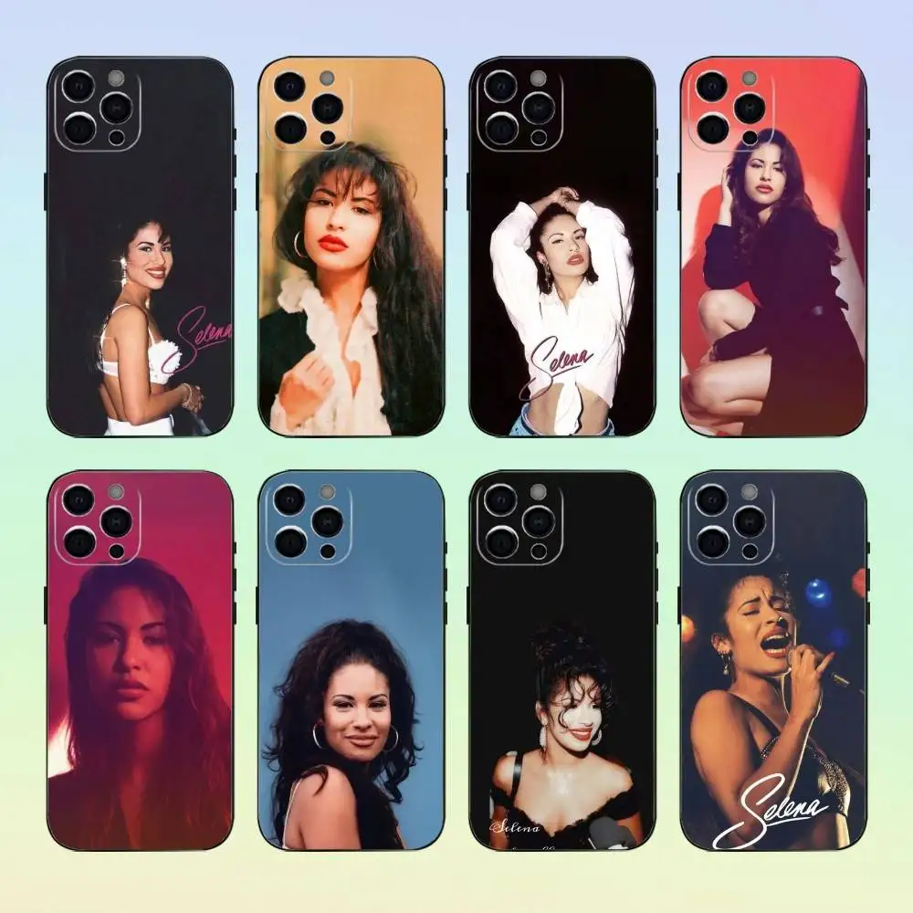 

Selena Quintanilla 90S Singer Phone Case Silicone Soft For IPhone 17 16 15 14 13 12 11 Black Soft Silicone case