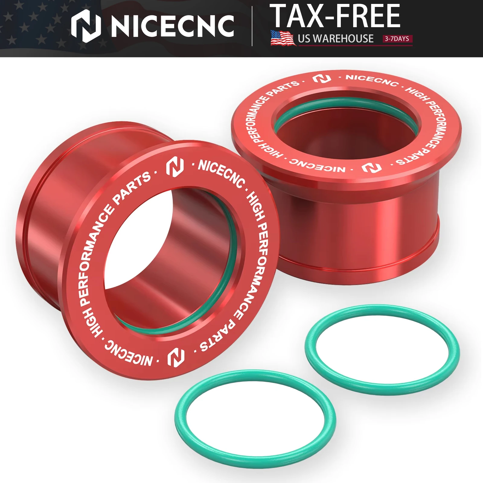 لهوندا CRF250R CRF450R CRF450X 2005-2023 CRF250X CRF250RX CRF450RX CRF450RL CRF450RWE CRF450L محور عجلات خلفي الفواصل الياقات