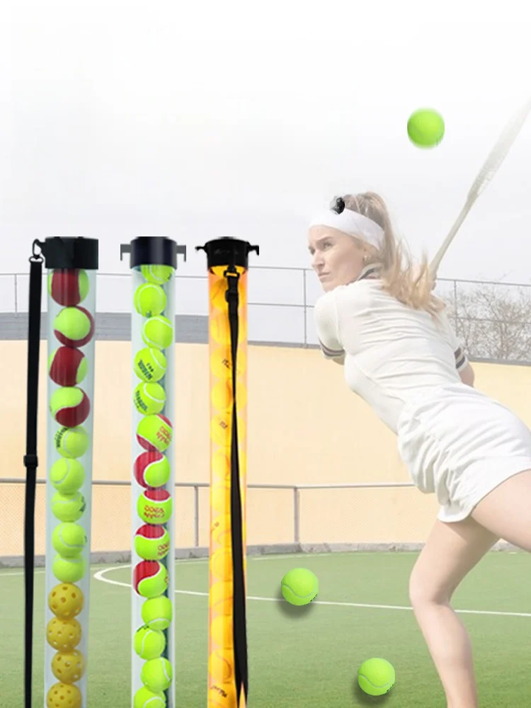 

Portable Tennis Ball Pier up Red Ball Glueable Extension Picnic Ball Collection Device Convenient Carry-On Tennis Accory