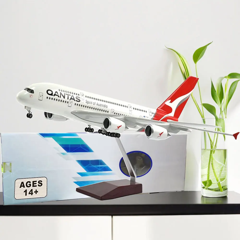 

Souvenir model aircraft Cast Led simulation model Airbus A380 Australia 1/160 aircraft scale decoration or gift home decorations