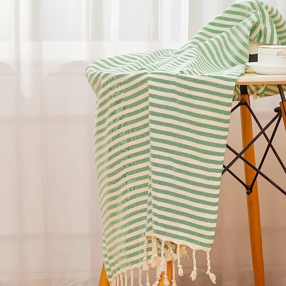 TURKISH Classical Series Beach Towel | 71 x 39 in | Extra Large Wearable Turkish Bath Towel | Premium Luxury Striped Linen