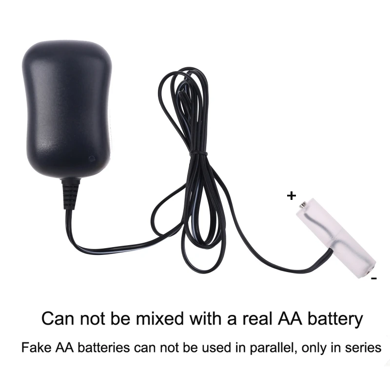 Adjustable 3V 4.5V 6V 9V 12V AA Battery US Cable for Toys