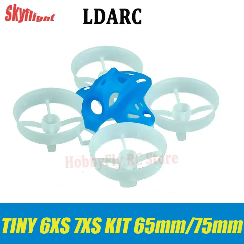 LDARC TINY 6XS 7XS KIT 65mm/75mm Wheelbase Brushed Frame for 716/820 Motor FPV Racing Drone RC Quadcopter Parts