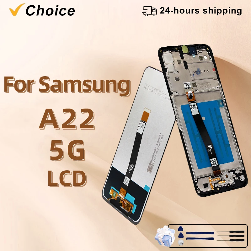 AAA IPS Display For Samsung Galaxy A22 5G LCD Display Touch Screen For Samsung A226 Display SM-A226B LCD Digitizer Replace Parts