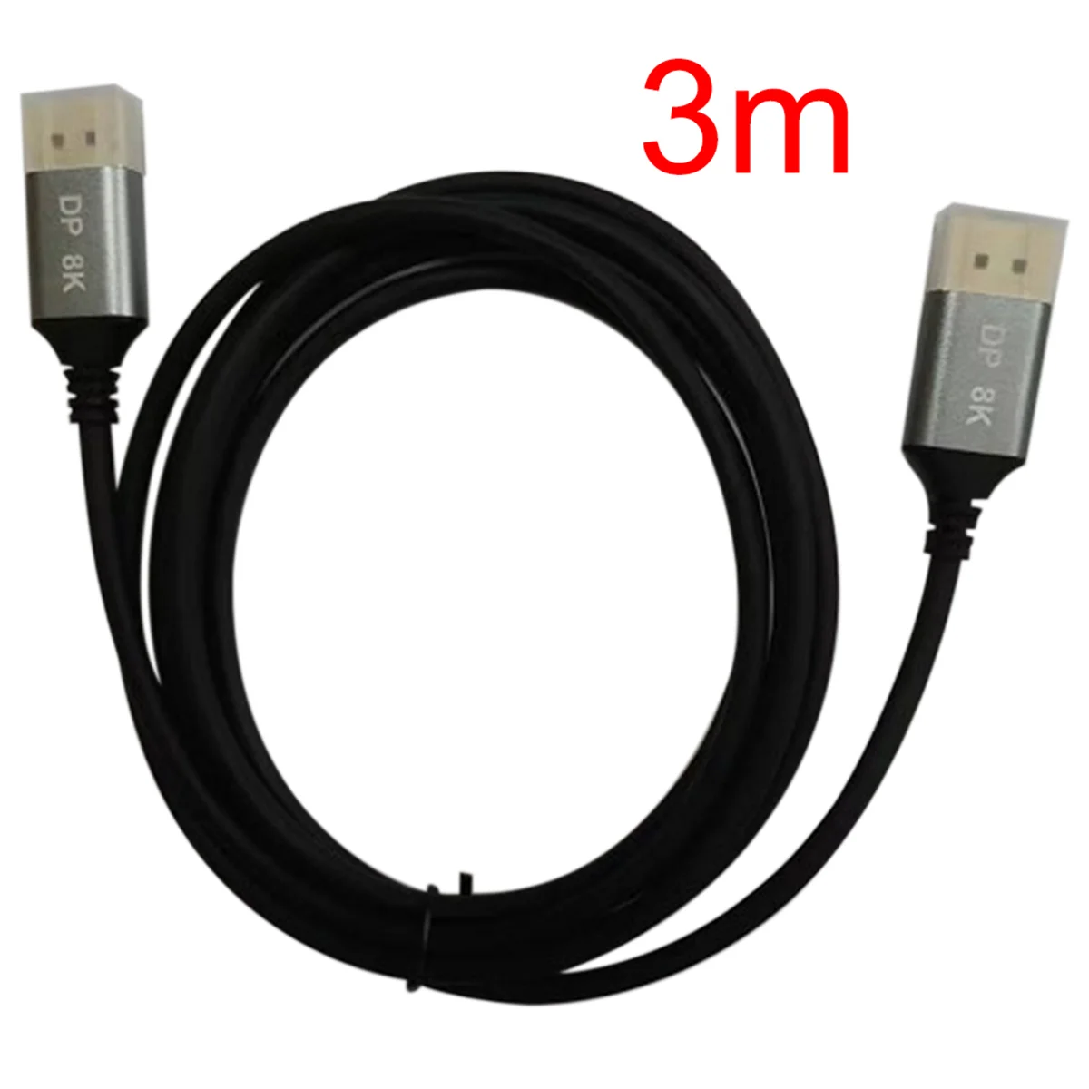 DP1.4 8K 60Hz Ultra HD Displayport Male to Male HDMI-Compatible Computer Monitor Ultra Fine Cable,3Meter