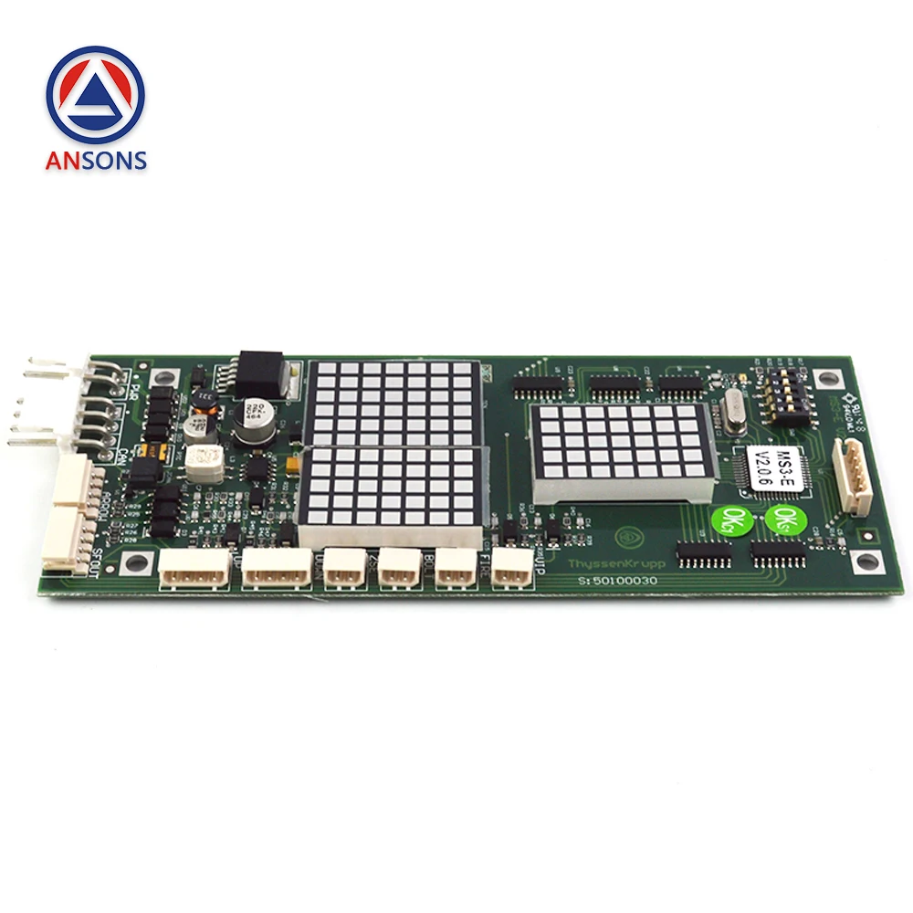 

MS3-E V2.0 MS5-E V2.1 MS3-E V3.0 THYSSENKRUPP Thyssen Elevator Display PCB LOP HOP Board Ansons Elevator Spare Parts