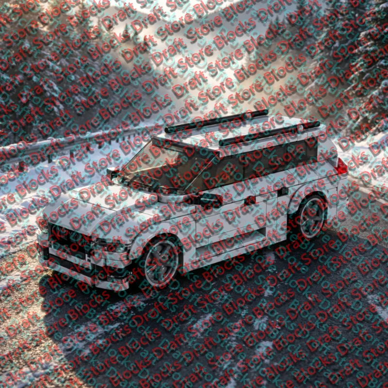 356PCS RS Modern Family Wagon Car Model MOC Building Bricks City Car Modular Technology Holiday Gifts Assemble Toy Suit QWERT