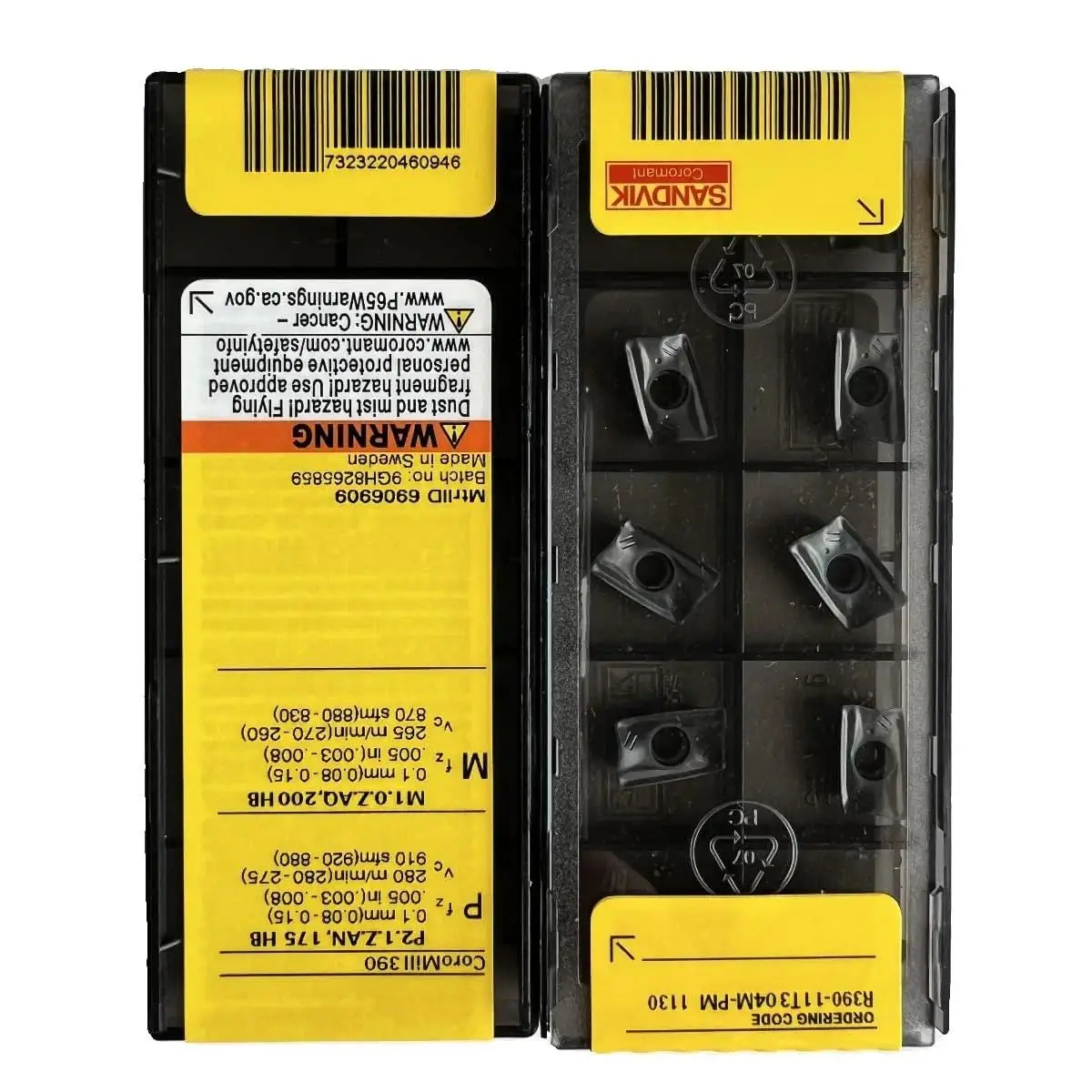 R390-11T304M-PM 1130/Оригинальное лезвие из сплава с ЧПУ, 10 шт.