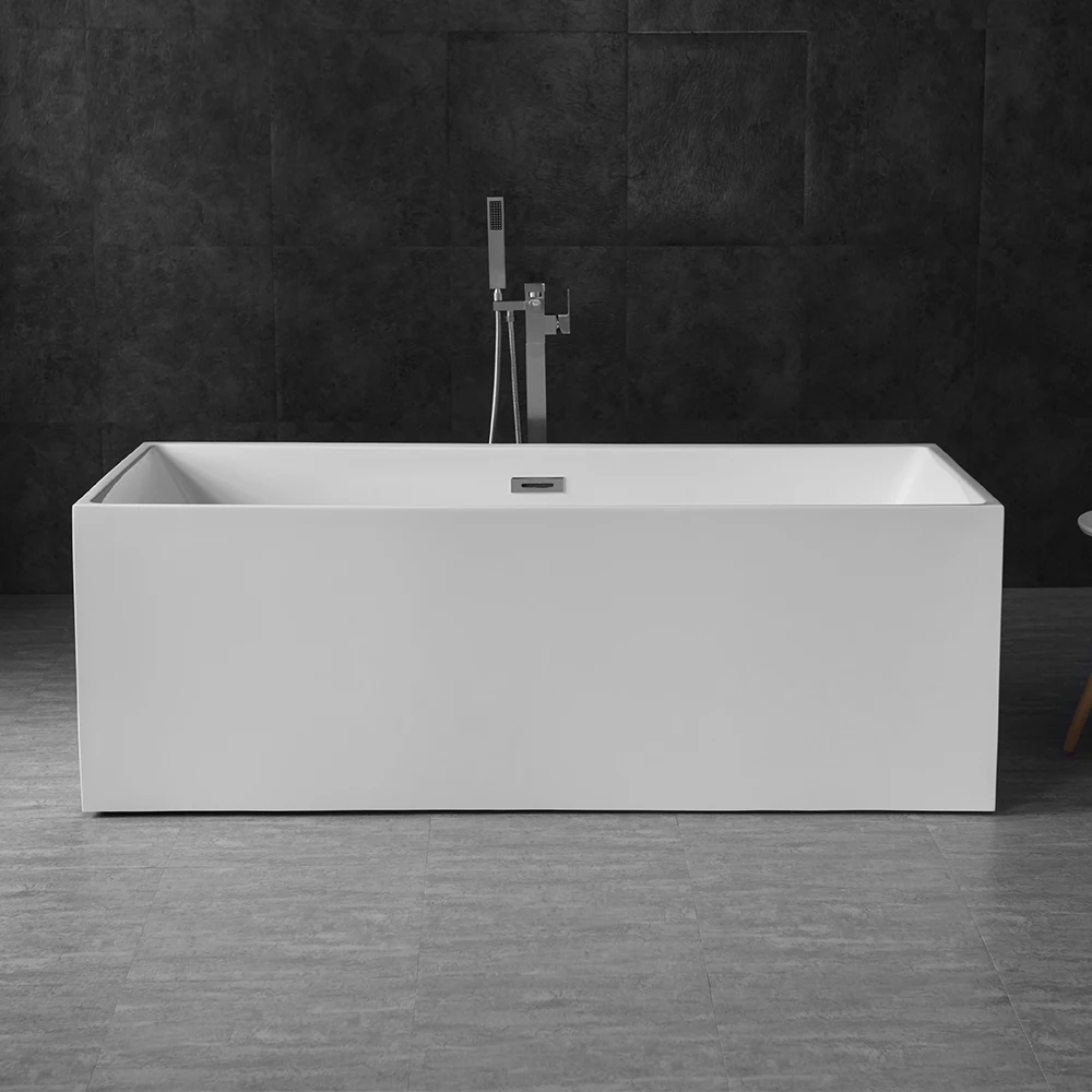 

Современная отдельно стоящая ванна для замачивания с сливным краном Компактный дизайн гостиницы для гидромассажных ванн и ванн