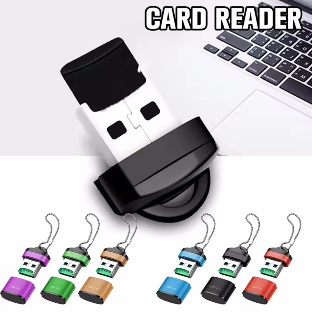 For USB Micro SD/TF Card Reader USB 2.0 Mini Mobile Phone Memory Card Reader High Speed USB Adapter For Laptop Accessories