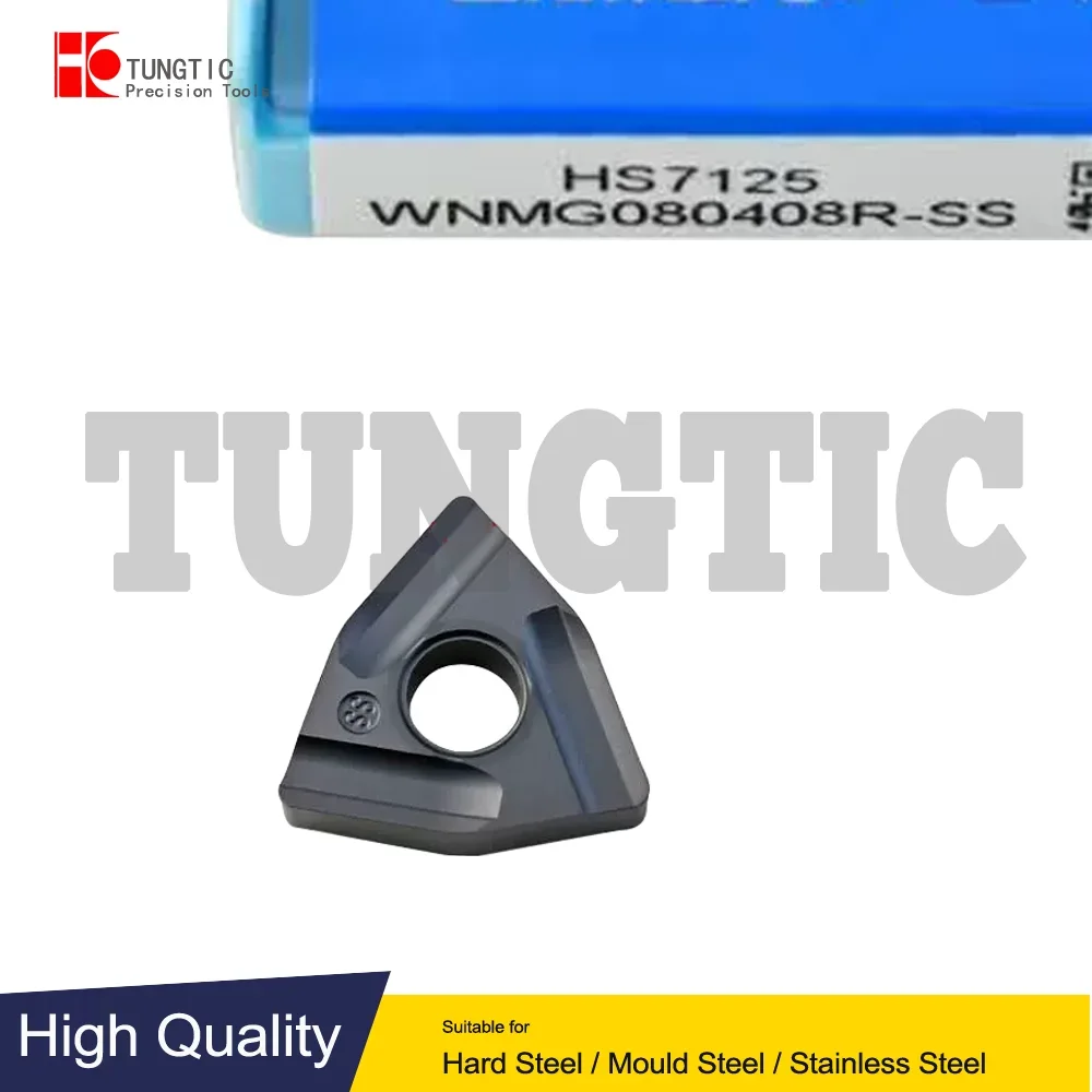 

WNMG080408R-SS HS7125 WNMG 080408 Пластины для общей токарной обработки Твердосплавные фрезы Токарные инструменты Обработка металла