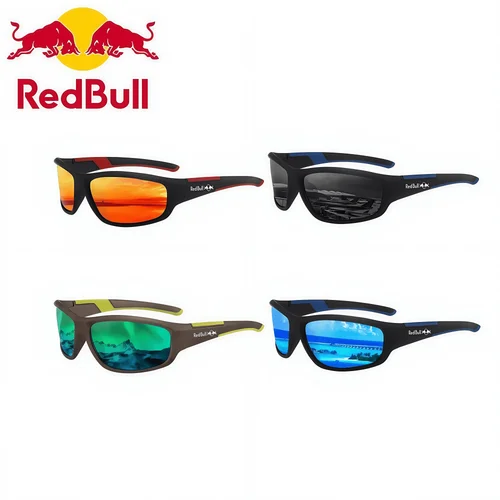 Imagen 2 del producto Red Bull gafas de sol polarizadas de alta definición hombres mujeres deporte al aire libre pesca gafas de sol bicicleta gafas de conducción