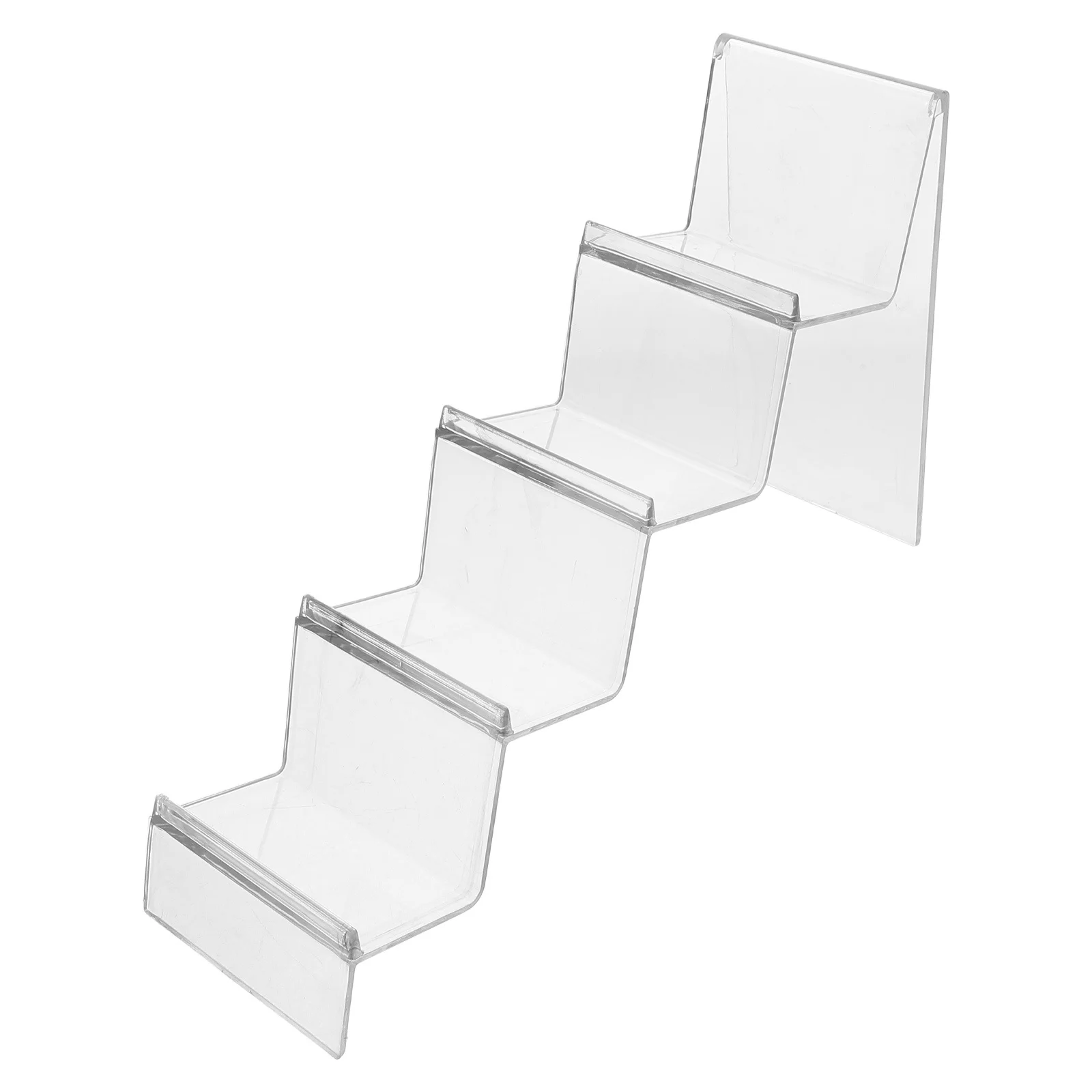 

Acrylic Step Display Shelf Tiered Transparent Organizer For Wallets Sunglasses Handbags Purse Riser Stand Retail Bag Holder
