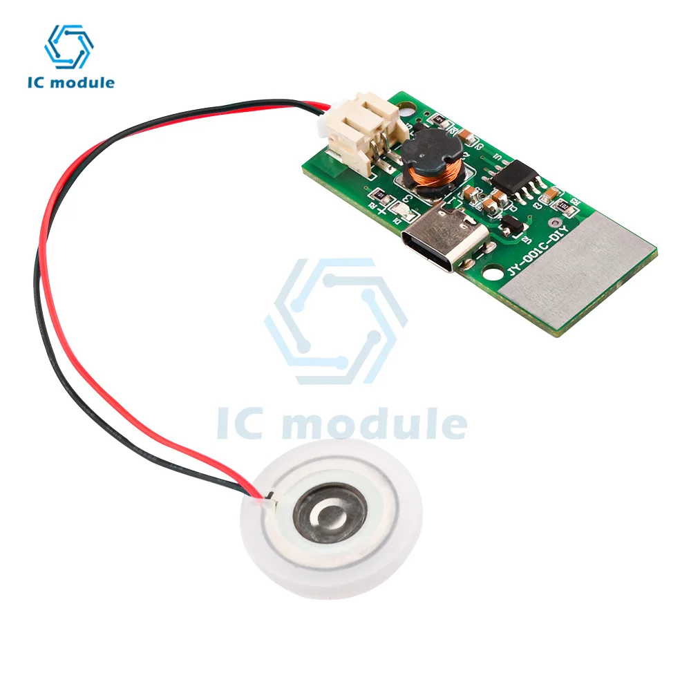 DC5V TYPE-C USB Mini Touch Humidifier Module D IY Kits Nebulizer Control Board Mini Oscillating