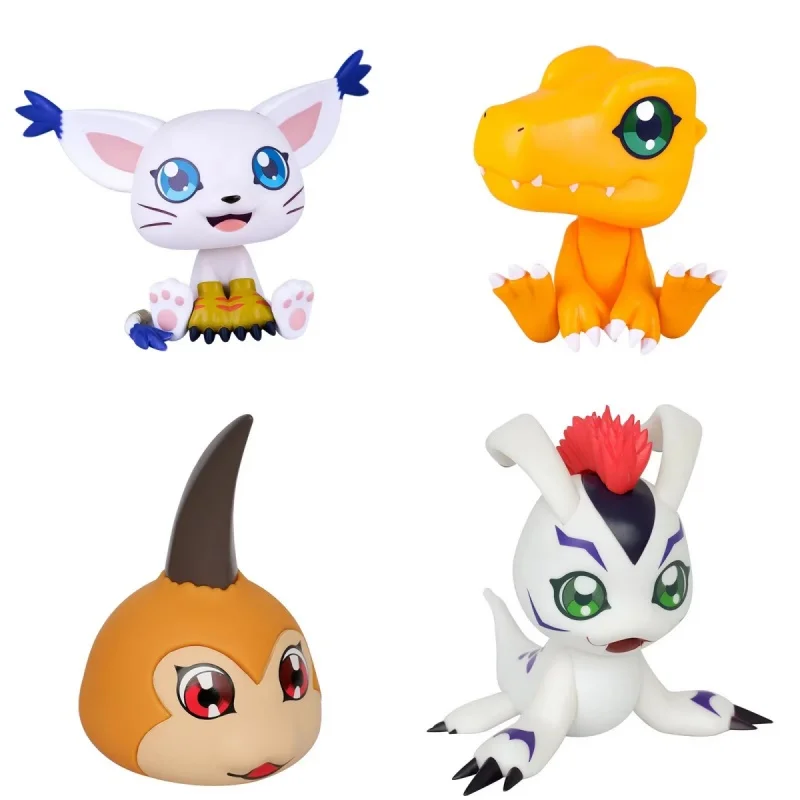 Digimon Adventure Agumon Tailmon Gomamon Gabumon Tunomon figura de acción de Anime colección bonita estatua en miniatura de Pvc muñeca regalo de cumpleaños