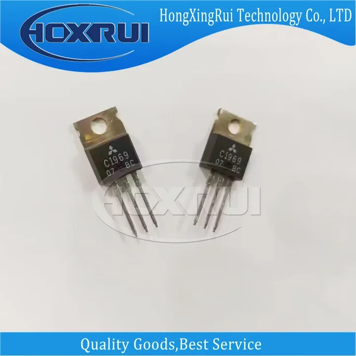 

2SC1969 TO-220 NPN bipolar transistor NPN EPITAXIAL PLANAR TYPE(for RF power amplifiers on HF band Mobile radio applications)