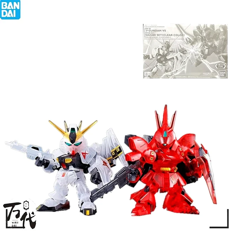 

BANDAI GUNDAM SDBB RX-93 V MSN-04 SAZABI SET ПРОЗРАЧНЫЙ ЦВЕТ ПВХ АНИМЕ ФИГУРКИ РОБОТ В СБОРЕ МОДЕЛЬ КОЛЛЕКЦИИ ИГРУШКИ ПОДАРОК