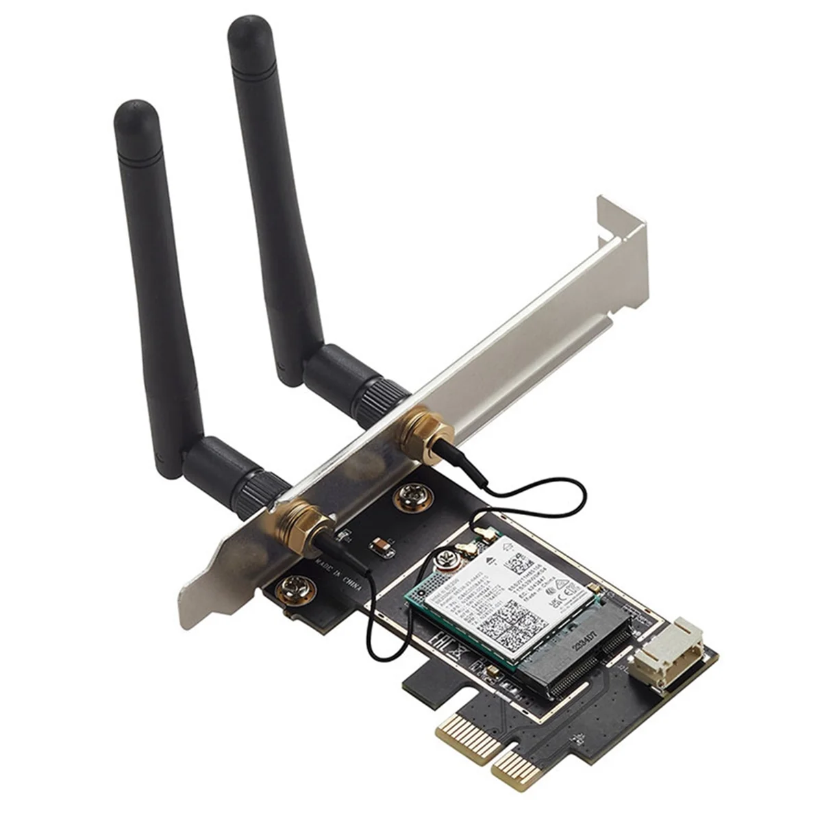 A48R-BE200 PCIE WiFi 7 Network Card 5G/6G PCI Express 4.0 X1 Wireless Bluetooth BT5.4 802.11AX Tri-Band 8774Mb for WIN10/11