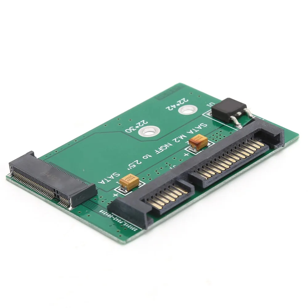 2.5 Inch M.2 NGFF SSD to 2.5in SATA3 Board 22*42mm High Speed SSD Converter Computer Hard Adapter Card Hard Drive Upgrade