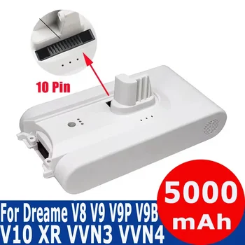 샤오미 Mijia 진공 청소기 리튬 배터리, 25.2V, 5000mAh, V8, V9, V9P, V10, VVN3, VVN4