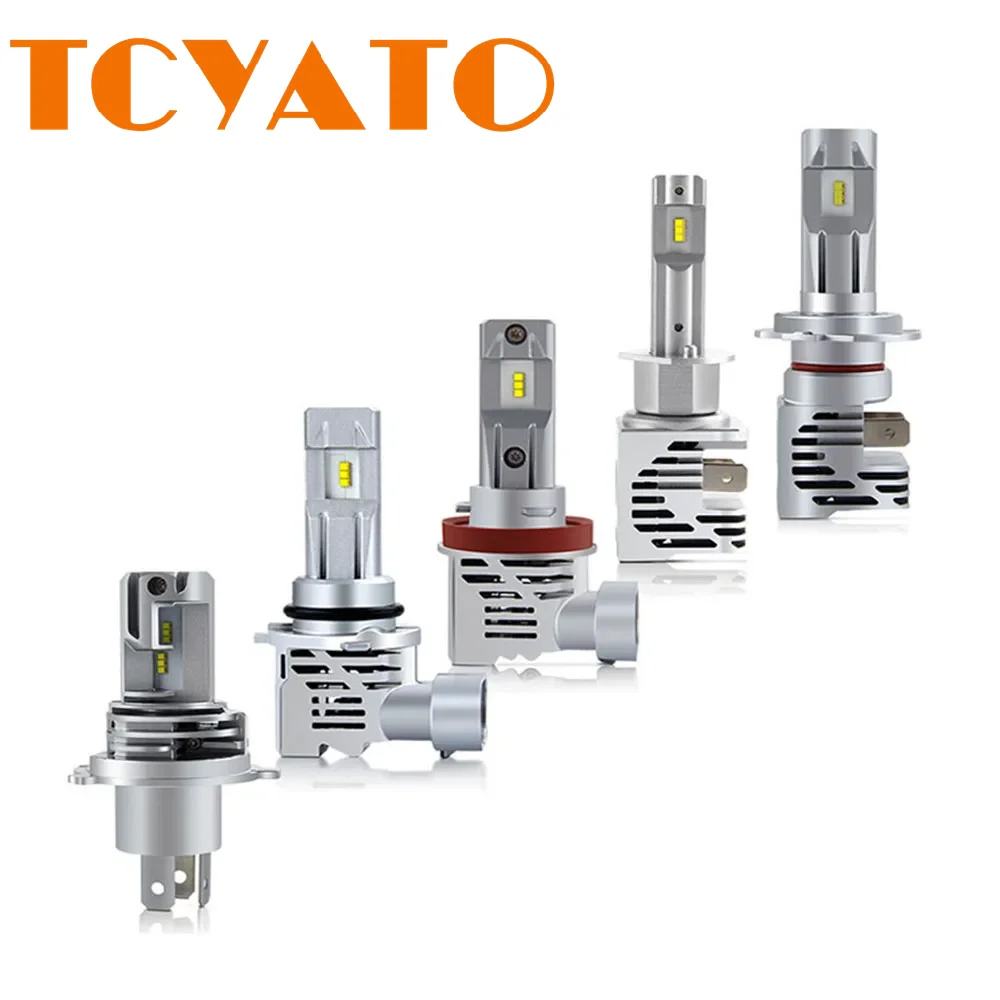 

TCYATO Csp Led H11 H4 Led M3 Canbus Фара для Audi Honda VW Toyota Мотоциклетная фара H7 M3 светодиодная лампа Автомобильная противотуманная фара Turbo