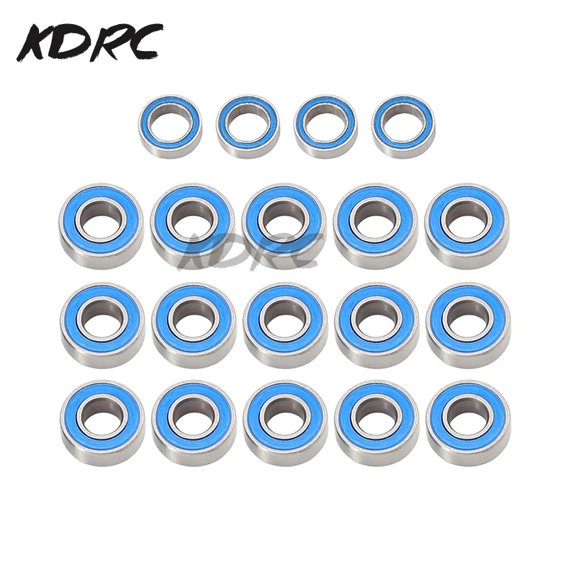

Комплект герметичных подшипников радиоуправляемого автомобиля в масштабе 1/10, 19 шт., обновленные детали для Slash 2WD Bandit Stampede Rustler — комплект аксессуаров для улучшения