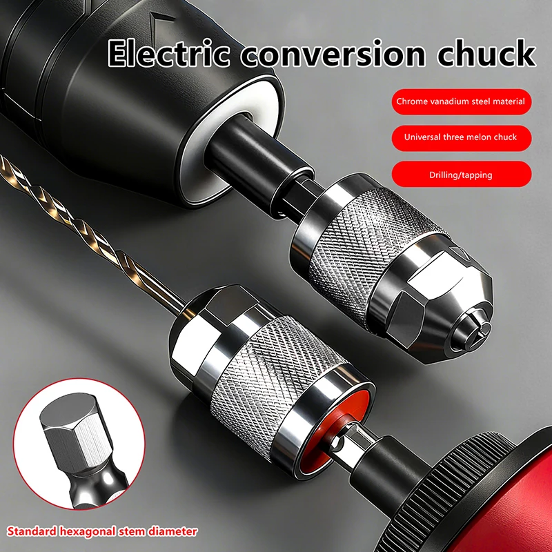 

Functional Hex Handle Drill Bit Converter for Electric Screwdrivers; Grinder Tools Extension