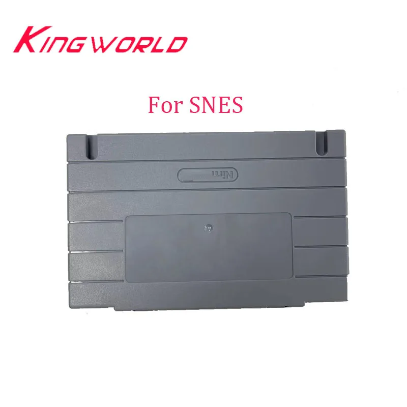 Carcasa de plástico para SNES US versión, Cartucho de tarjeta de juego, caja de repuesto