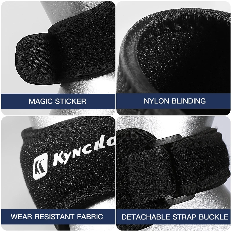 الرياضة اتجاهين ضغط تعديل الرضفة مع إيفا امتصاص الصدمات ركوب الدراجات الجري كرة السلة الغضروف المفصلي حماية منصات الركبة #3