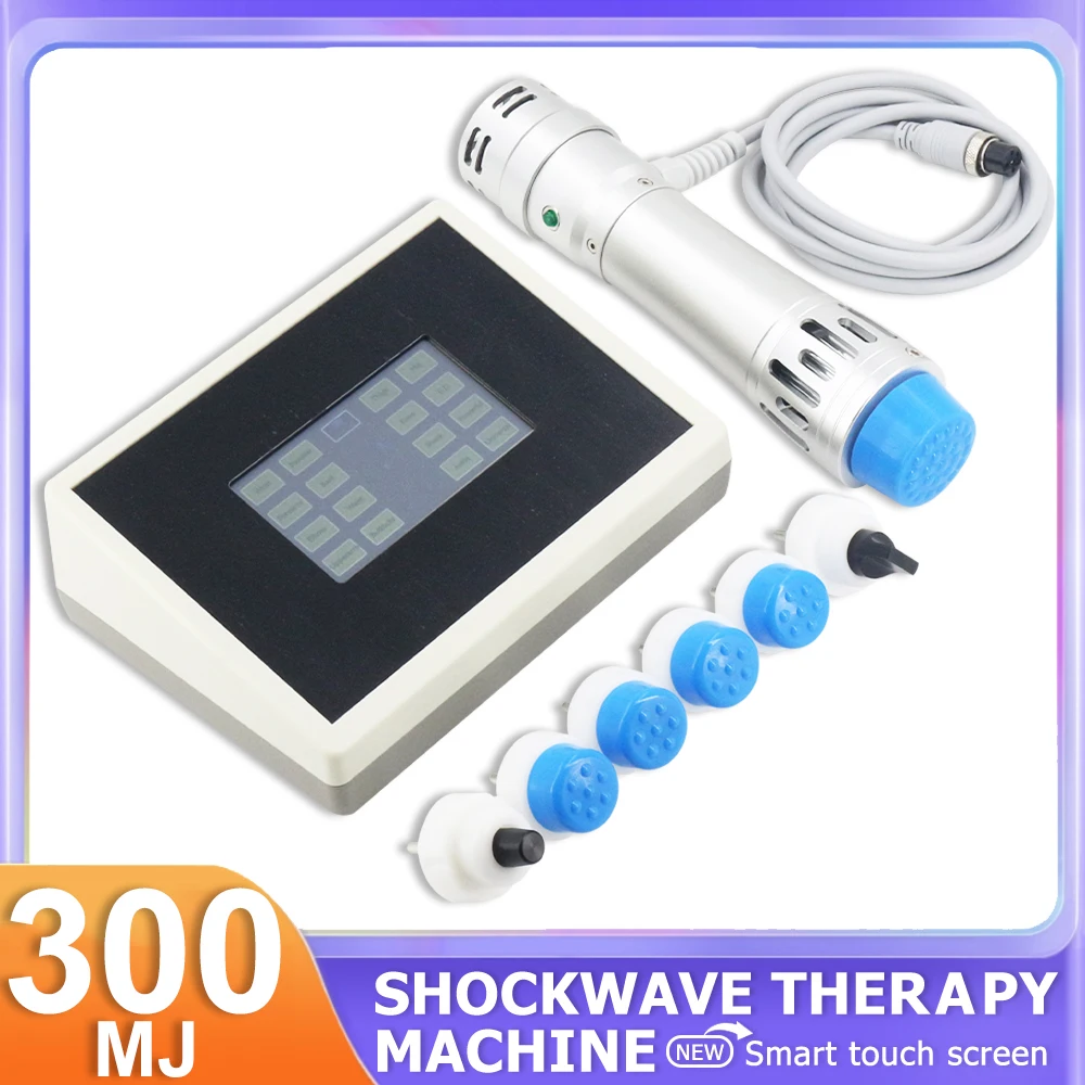 

Shockwave Therapy Machine Professional 300MJ Shock Wave Equipment For Pain Relief Massage Body Relax ED Treatment Tennis Elbow