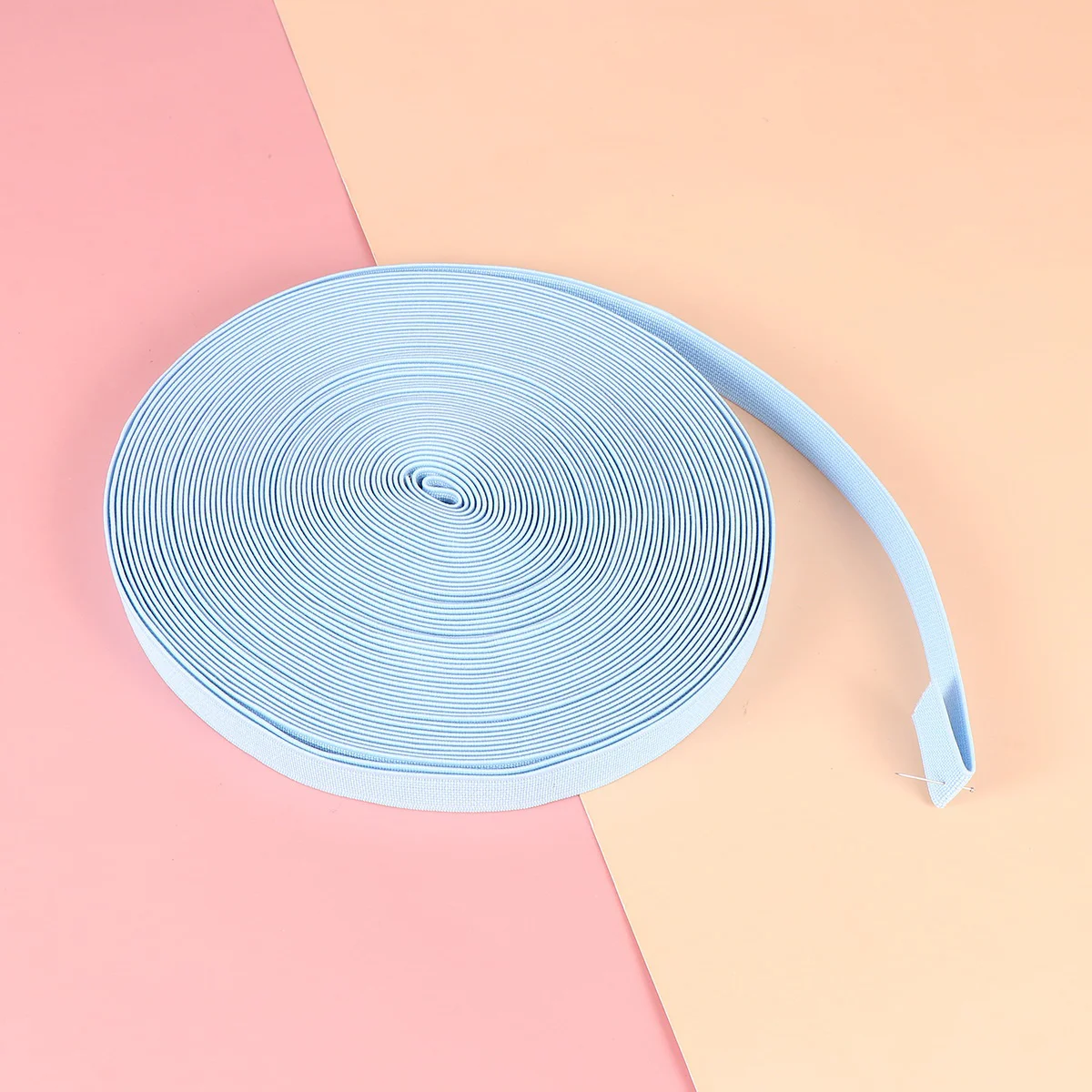 

16M Roll Thickened Plain Band 1.5Cm Width Sky-Blue For Diy Shoes Accessories Shoe Strap Durable Polyester Yarn Material Bands