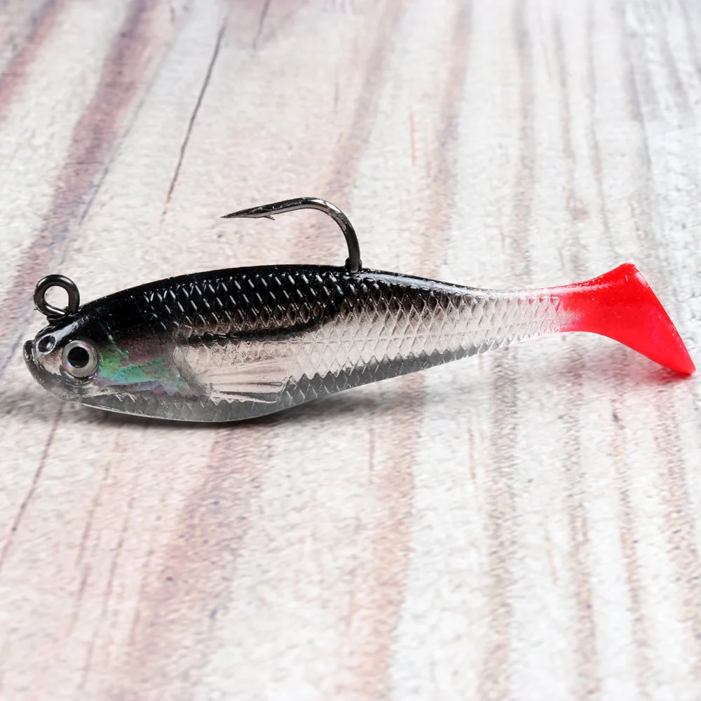 5pcs/lot Fishing Lures Wobblers For Pike Soft Lure Silicone Bait Lead Jig Fish With Hooks Artificial Baits Pesca Fishing Tackle image 3