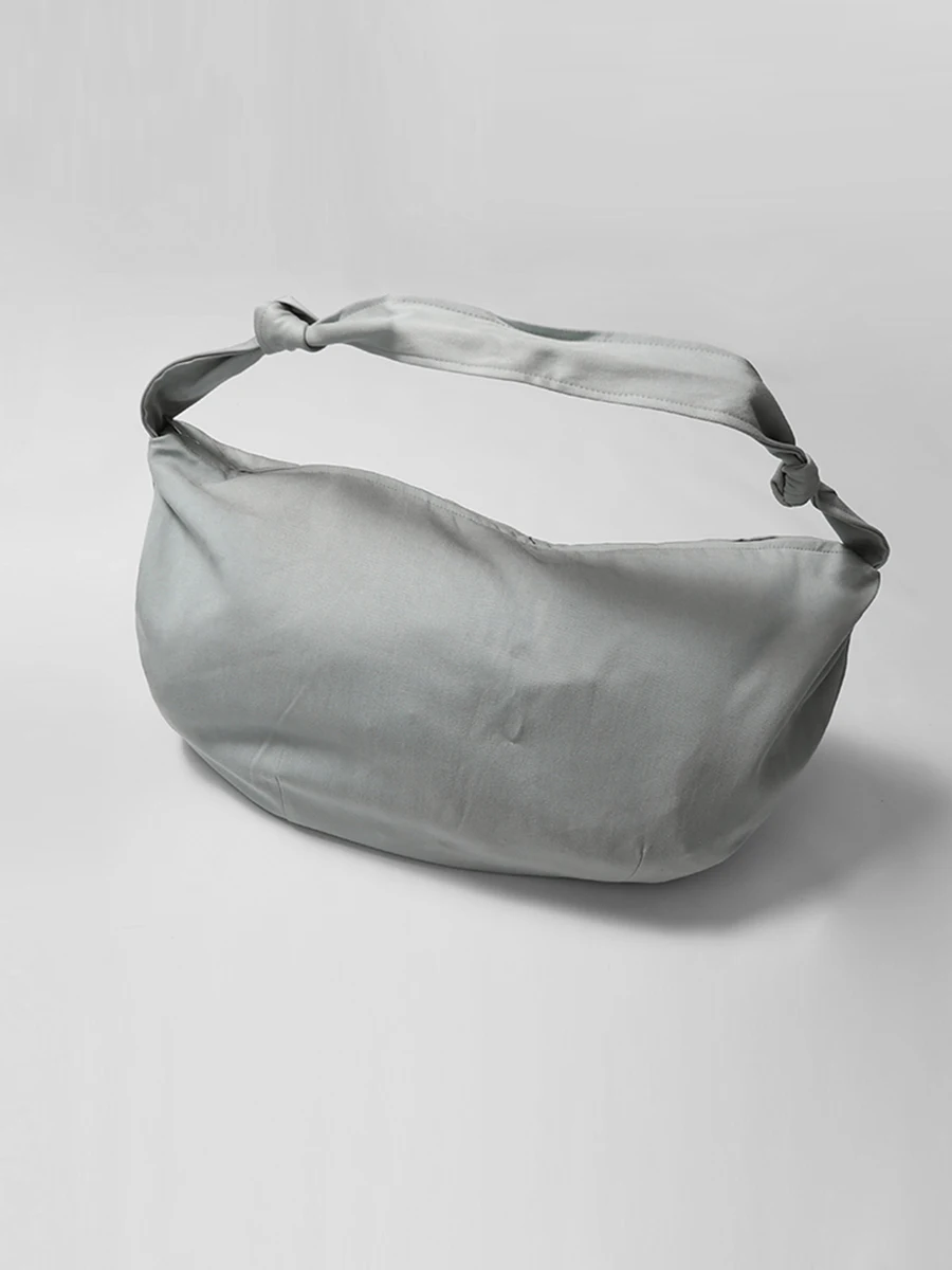 TWOTWINSTYLE Borsa a tracolla minimalista con nodi patchwork solidi per donna Borsa versatile alla moda di grande capacità Donna Autunno Nuovo