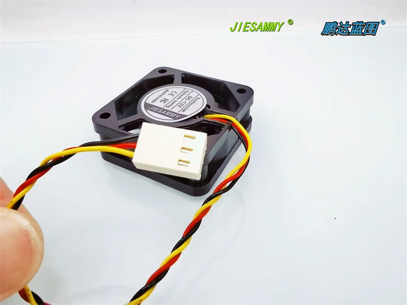 JIESAMMY 유압 베어링 4015, 4cm 무소음 12V 0.06A RD 알람 기능 냉각 팬, 40x40x15mm