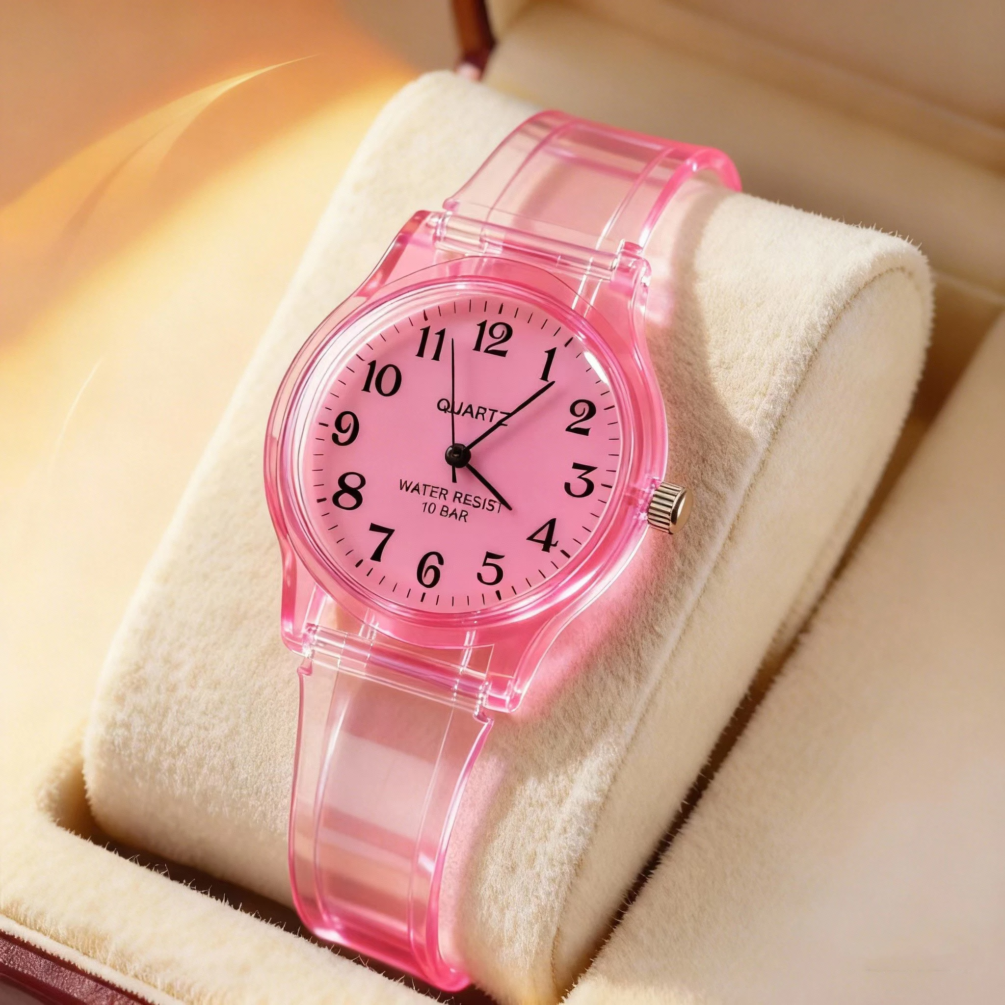 Nueva marca simple de silicona WOKAI, reloj de cuarzo informal, relojes de silicona de cristal para mujer, reloj de pulsera femenino, gran oferta