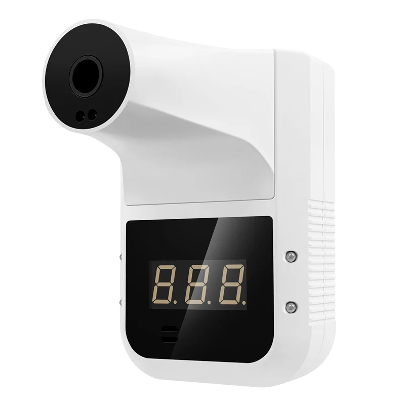 

AT41 Настенный цифровой инфракрасный термометр K3 Бесконтактный термометр для лба и тела ЖК-дисплей Офис Метро для домашнего использования