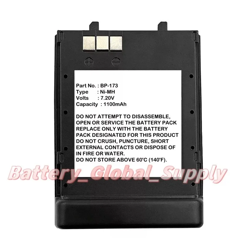 

Battery for BP-180-H BP-173 IC-T7A IC-T7H IC-T70 IC-T22A 7.2V 1100MAH New 1 piece
