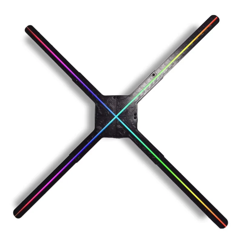 

[Hot Sale] Synced Hologram Fan Holographic Projector 4 Blade 65cm 3d Hologram Advertising Display Machine