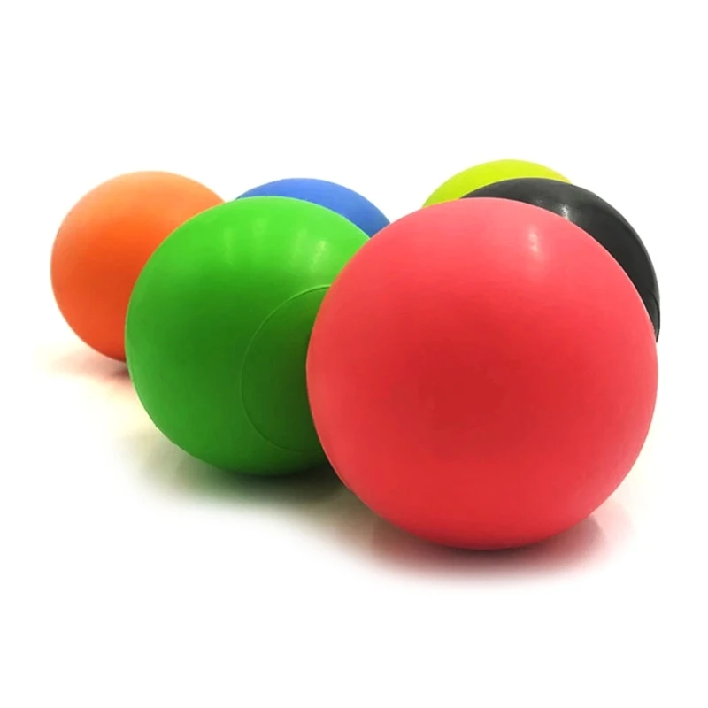 Massage Ball Self-Myosfascial Release Uses Deep Tissue Massage Muscle Mobility Post-Workout Recovery Colorful