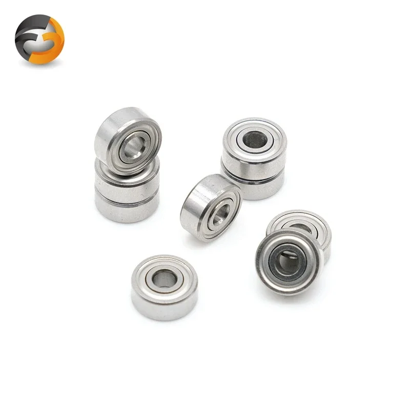 

R144ZZ R144Z (10PCS) Deep Groove Ball Bearings 3.175 x 6.35 x 2.78mm 1/8" x 1/4" x 7/64" High Quality