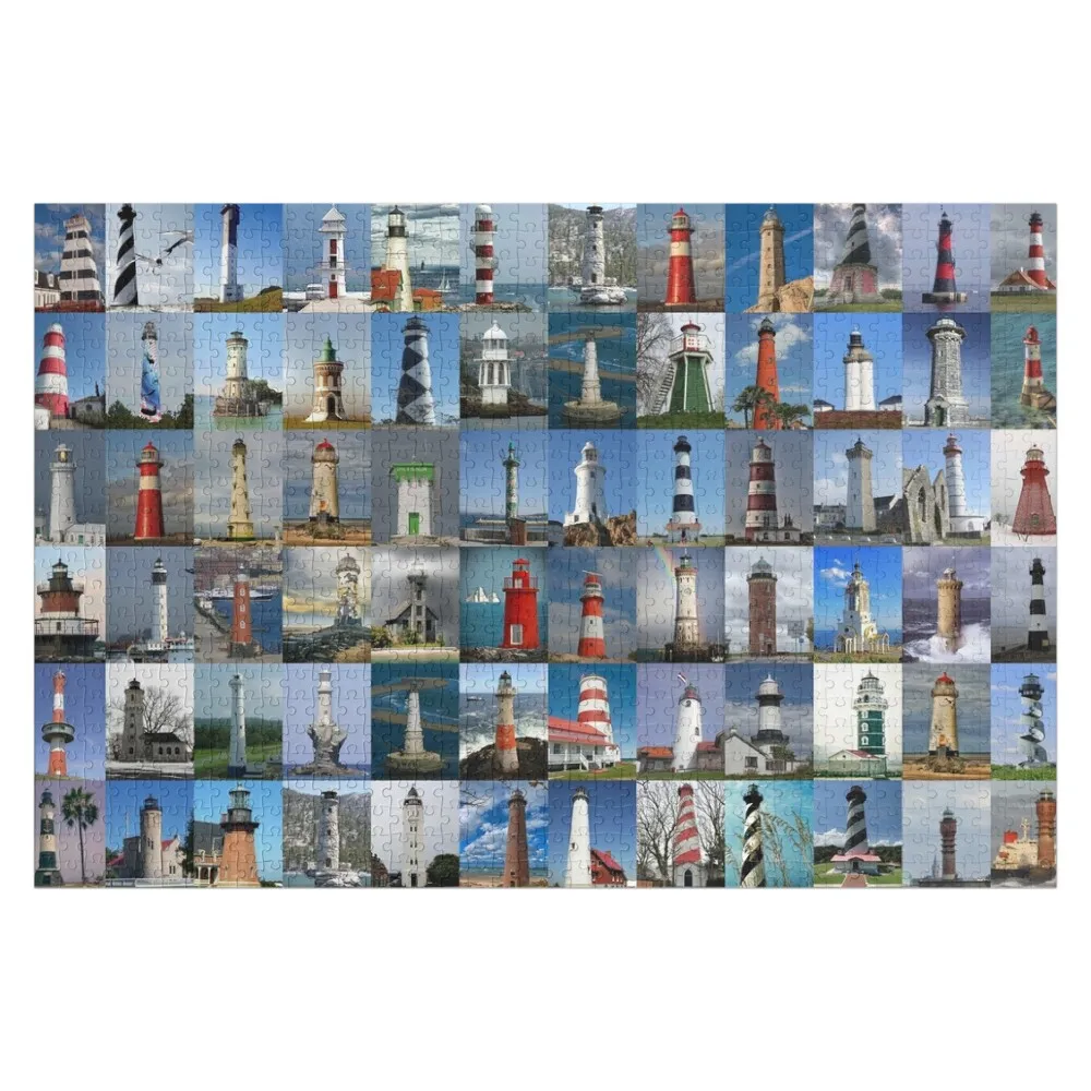 Lighthouses Jigsaw Puzzle Custom Child Personalized For Kids Custom Gifts Personalised Jigsaw Puzzle