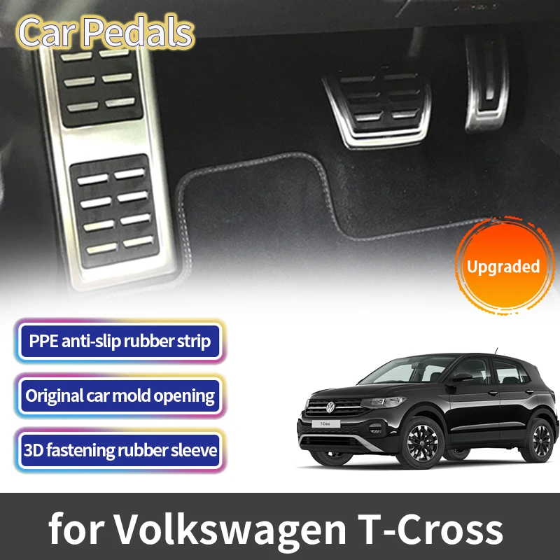 Do Volkswagen VW T-Cross T Cross C11 2018 2019 2020 2021 2022 2023 AT MT Automatyczne pedały przyspieszenia Hamulec Bez pedału wiercenia