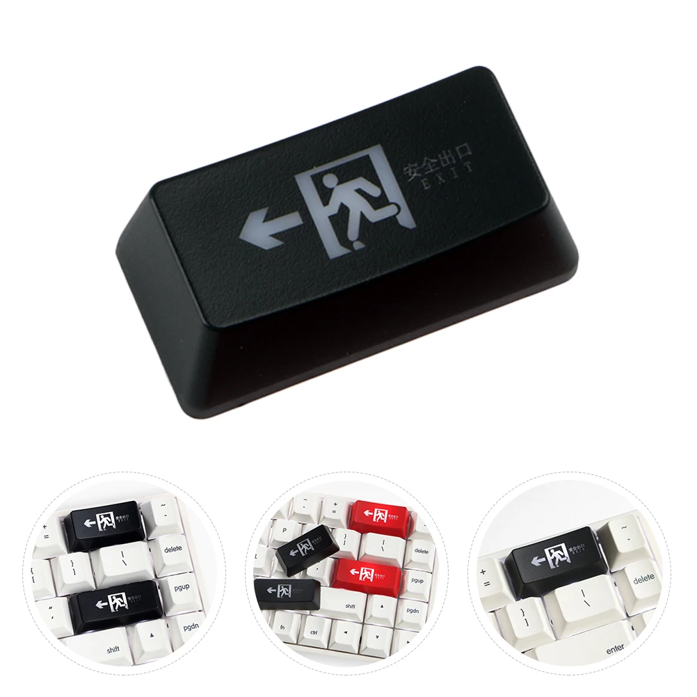 Backspace Keycap Teclado mecánico de computadora Keycaps Brilla a través de grabado Matte ABS Color Jet de aceite para juegos