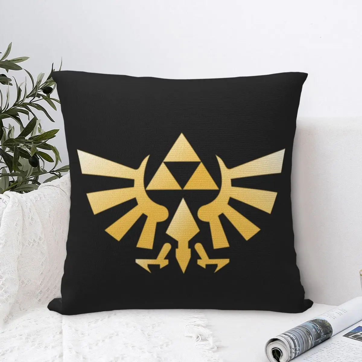 Z-Zeldas Pillow Cover Video Game Square Pillow Case Cushion Cover Kawaii Design Pillowcases For Sofa Car Home Decor