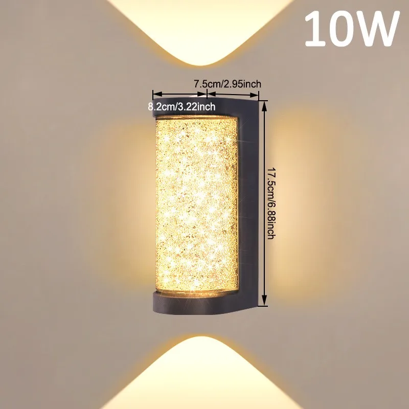 led-ウォールライト防水-ip65-屋外壁ランプガーデンポーチライト装飾庭庭バスルーム寝室リビングルーム-ac85-265v