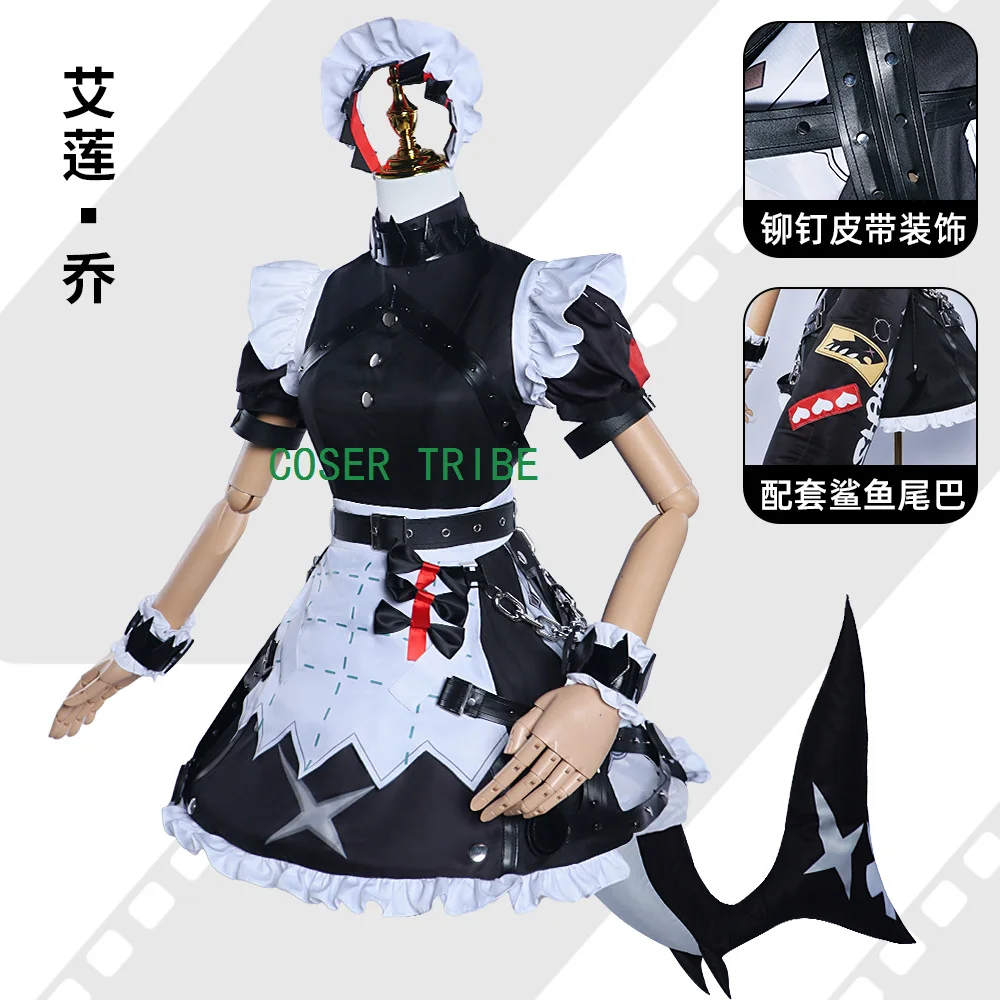 

Zenless Zone Zero Ellen Joe Maid Women Cosplay Costume Cos Game Anime Party Uniform Hallowen Play Role Clothes Clothing