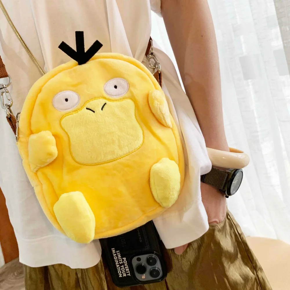 mochilas-de-pelucia-pokemon-lindas-mochilas-portateis-com-ziper-gengar-psyduck-para-armazenamento-de-chaves-cartao-de-onibus-carregador-presentes-para-amigos